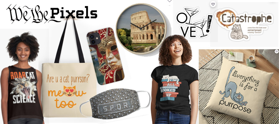 We the Pixels - T-shirts, stickers, mugs, masks